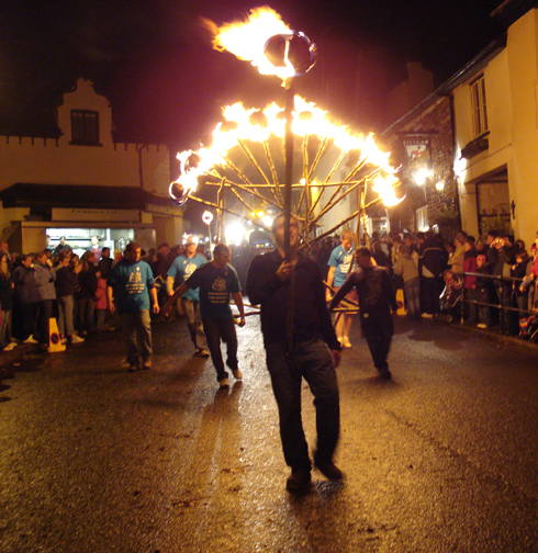 torch bearers, hatherleigh carnival